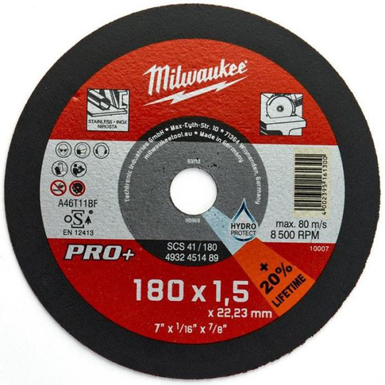 Milwaukee SCS 41 PRO+ Katkaisulaikka 180x1,5 mm
