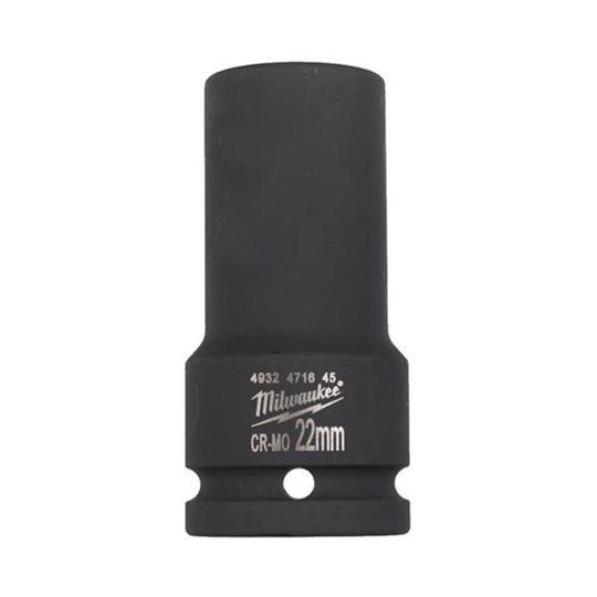 Milwaukee 4932471645 SHOCKWAVE Voimahylsy 3/4", pitkä 22 mm