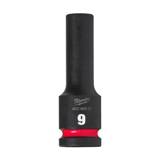 Milwaukee Shockwave Impact Duty Voimahylsy 1/2" nelikulma, pitkä 9 mm
