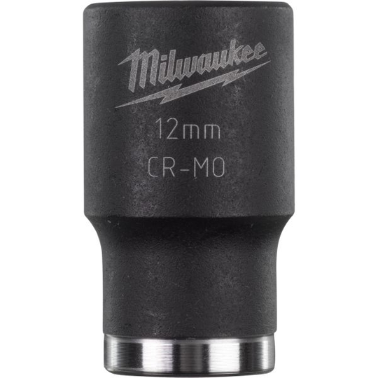 Milwaukee Shockwave Impact Duty Voimahylsy 1/2" kiinnitys, lyhyt 12 mm