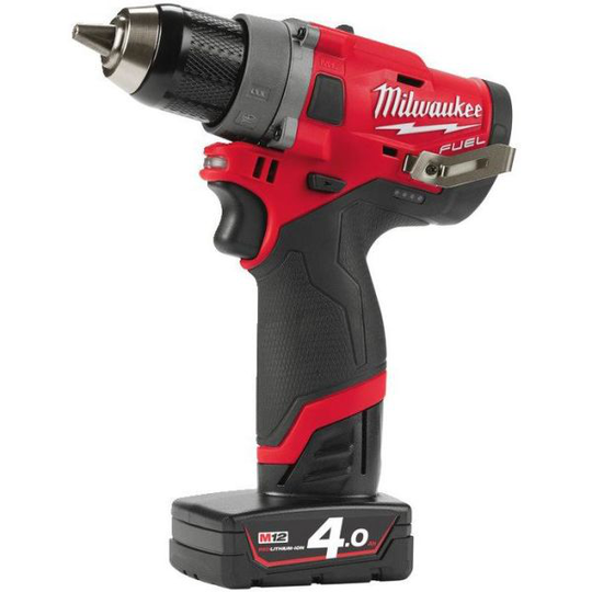 Milwaukee M12 FDD-402X Porakone-ruuvinväännin sis. akun ja laturin