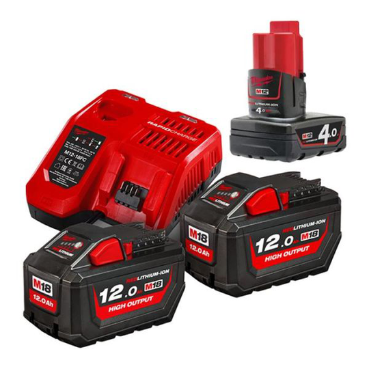 Milwaukee M18 HNRG-122 Latauspaketti