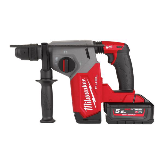 Milwaukee M18 FHX 552X Poravasara sisältää akun ja laturin