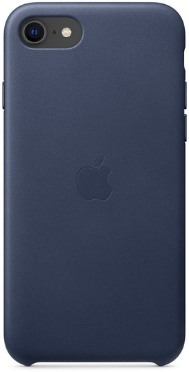 Apple Leather Case Iphone 7, Iphone 8, Iphone Se (2020), Iphone Se (2022) Keskiyön Sininen