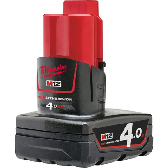 Milwaukee M12 B4 12V Litiumioniakku 4,0Ah