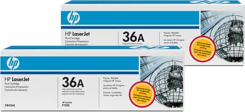 Hp Värikasetti Musta 36a 2k - Cb436ad 2-pack