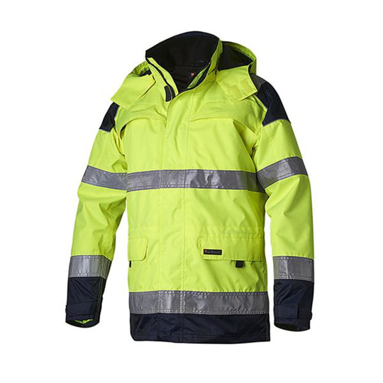 Top Swede 126 Talviparka huomioväri, keltainen/laivastonsininen Koko XS