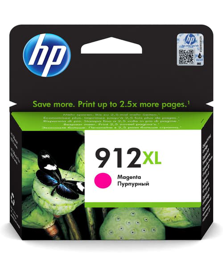 Hp Muste Magenta 912xl 825 Pages - Officejet Pro 8022/8024/8025