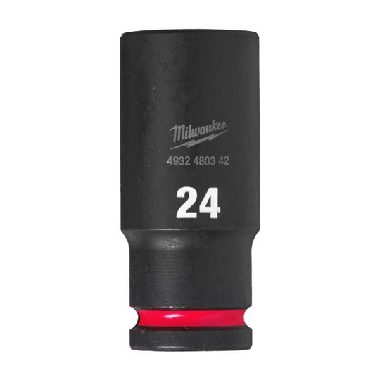 Milwaukee Shockwave Impact Duty Voimahylsy 1/2" nelikulma, pitkä 24 mm
