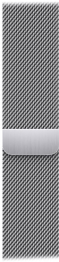Apple 45mm Silver Milanese Loop