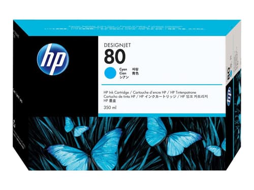 Hp Muste Syaani No.80 Dj 1050c/1055cm 350ml