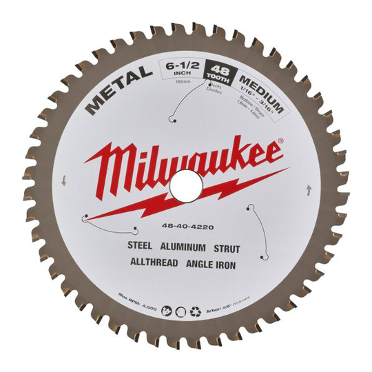Milwaukee 48404220 Sahanterä 160 mm, 48 hammasta