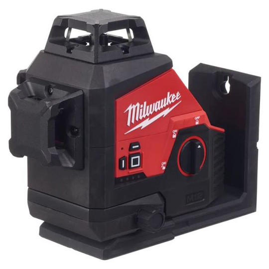 Milwaukee M12 3PL-0C Ristilaser vihreä, ilman akkuja ja laturia