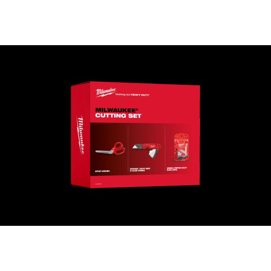 Milwaukee 4932492095 Taittomattoveitsisetti mukana 50 terää ja sakset