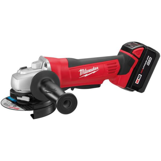 Milwaukee HD18 AG-115-402C Kulmahiomakone Ø 115 mm, sis. akun ja laturin