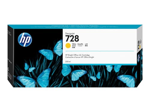 Hp Muste Keltainen 728 300ml - Dj T730/t830
