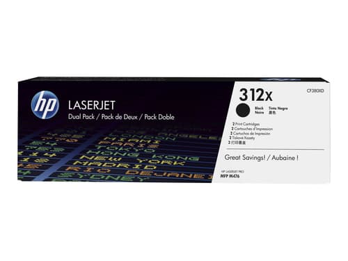 Hp Värikasetti Musta 312x 4.4k - Cf380xd 2-pack