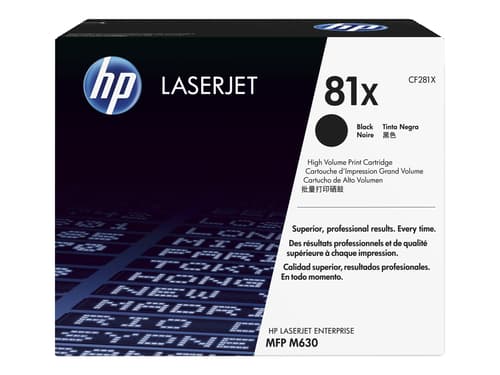Hp Värikasetti Musta 81x 25k - Cf281x