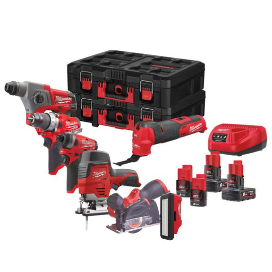 Milwaukee M12 FPP7A 624P Työkalupaketti