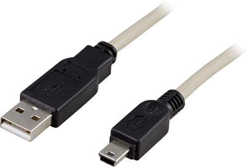 Deltaco Usb-kaapeli 1m 4 Nastan Usb- A Uros Mini-usb Tyyppi B Uros