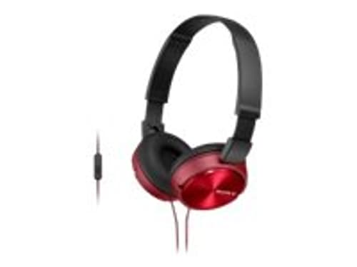 Sony Mdr-zx310ap Kuulokkeet 3,5 Mm Jakkiliitin Stereo Musta, Punainen