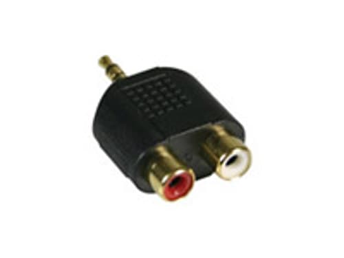 Deltaco Audio Adaptor Mini-phone Stereo 3.5 Mm Uros Rca Naaras