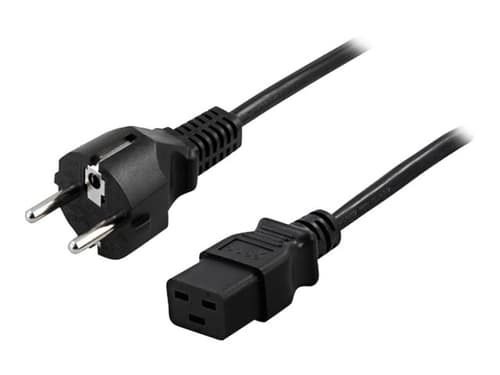 Deltaco Del-109ta 1m Power Cee 7/7 Uros Power Iec 60320 C19