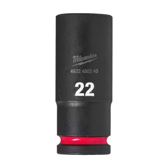 Milwaukee Shockwave Impact Duty Voimahylsy 1/2" nelikulma, pitkä 22 mm