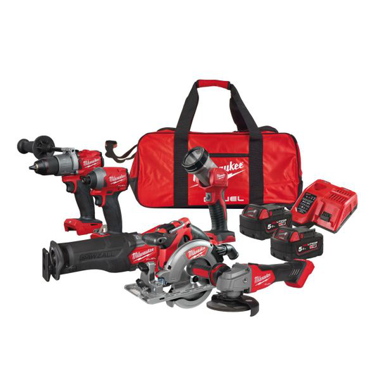 Milwaukee M18 FPP6K2 502B Työkalupaketti