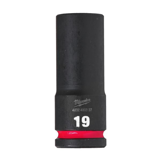 Milwaukee Shockwave Impact Duty Voimahylsy 1/2" nelikulma, pitkä 19 mm
