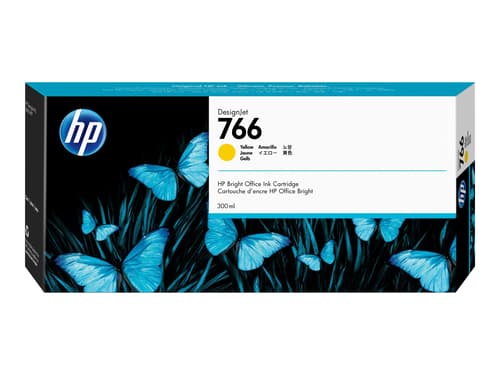 Hp Muste Keltainen No.766 300ml - Dj 3600/3600dr