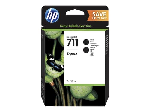 Hp Muste Musta 711 80ml 2-pack - Dj T120/t520