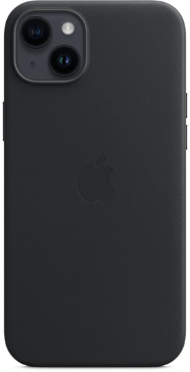 Apple Leather Case With Magsafe Iphone 14 Plus Keskiyö