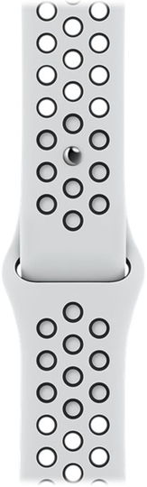 Apple 41mm Pure Platinum/black Nike Sport Band Regular